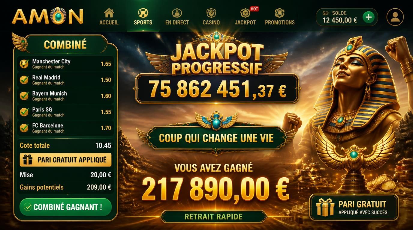 Image inspiratrice avec pari audacieux et jackpot spectaculaire.